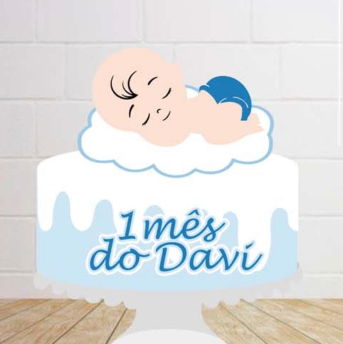 Arquivo de Corte Topo de Bolo Bebê Dormindo