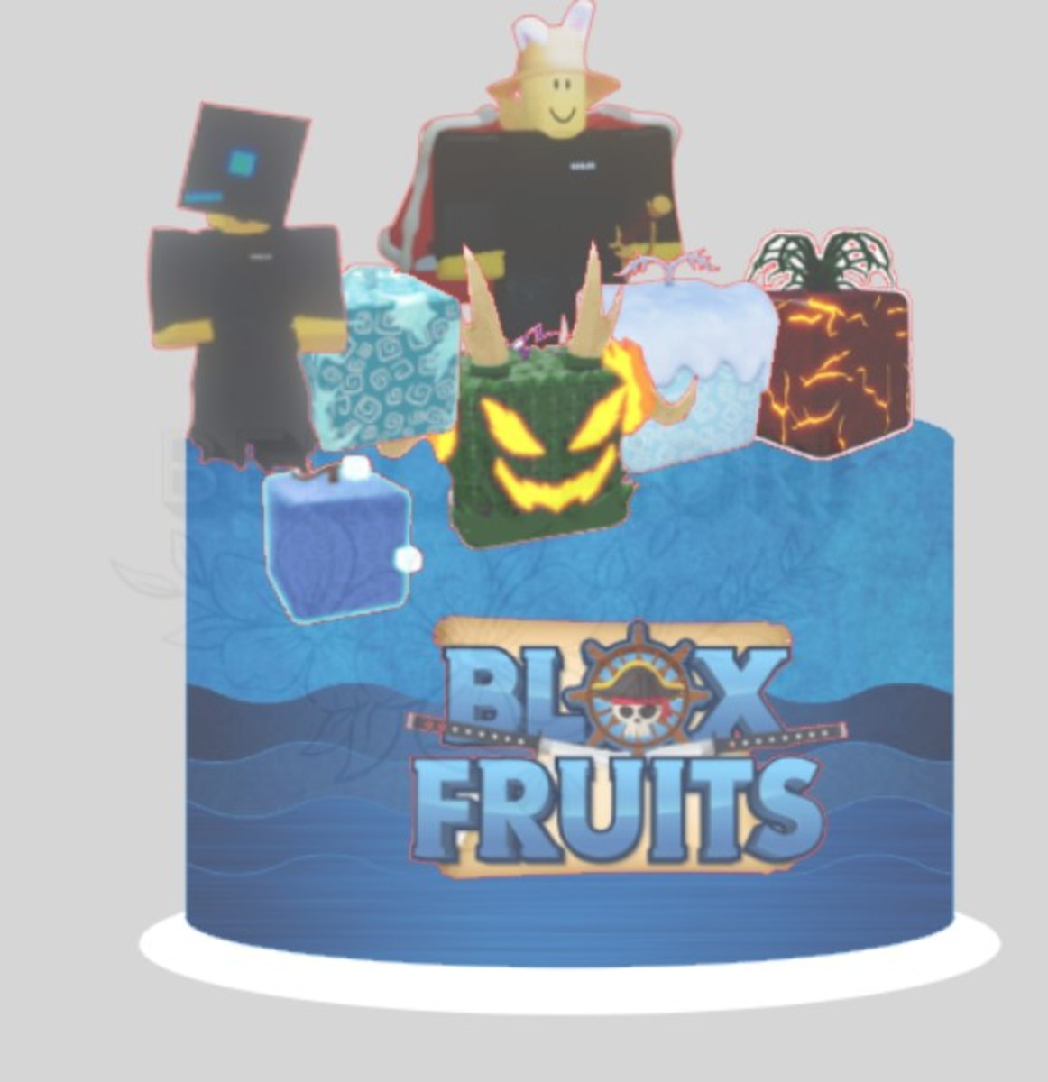Arquivo de Corte Topo de Bolo Blox Fruits -blox Piece Bf