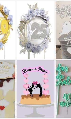 Arquivo de Corte Topo de Bolo Bodas + Brinde