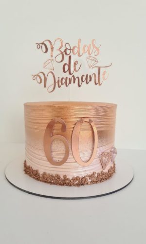 Arquivo de Corte Topo de Bolo Bodas de Diamante