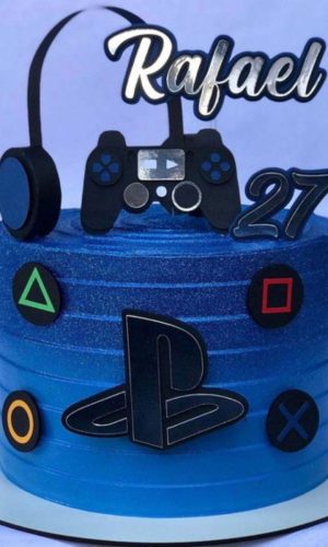 Arquivo de Corte Topo de Bolo Bolo Game Playstation Studio