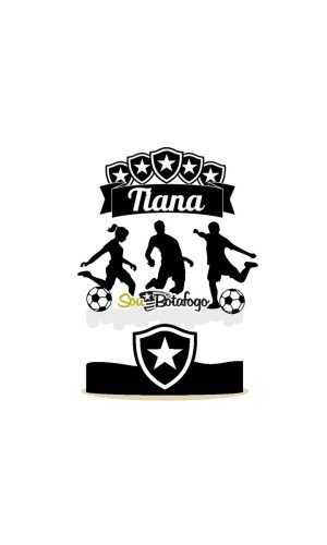 Arquivo de Corte Topo de Bolo Botafogo 3