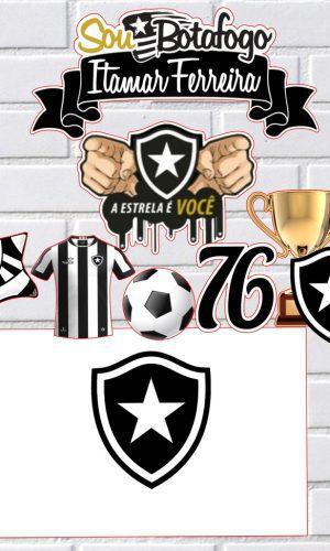 Arquivo de Corte Topo de Bolo Botafogo Studio 001