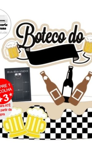 Arquivo de Corte Topo de Bolo Boteco