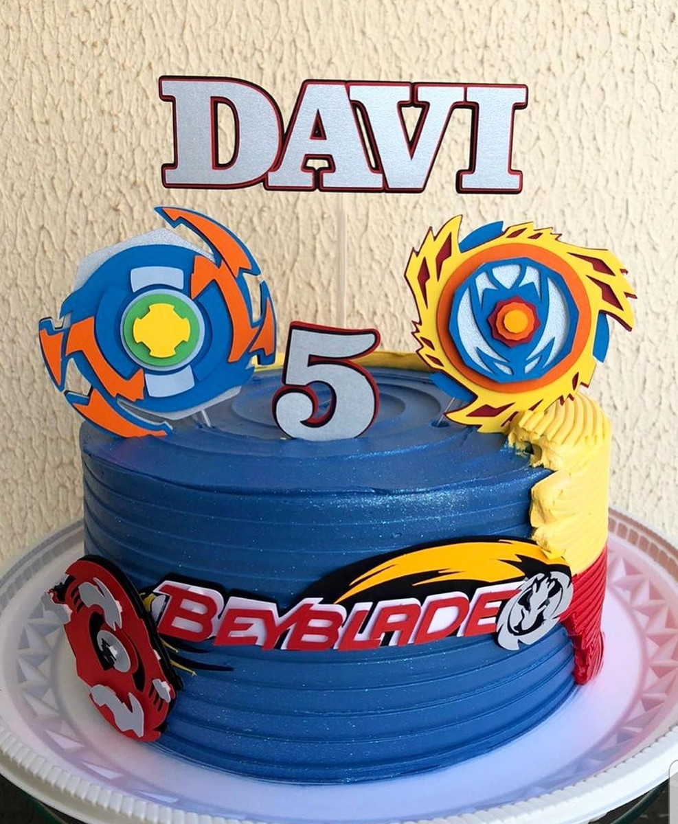 Arquivo de Corte Topo de bolo camadas beyblade