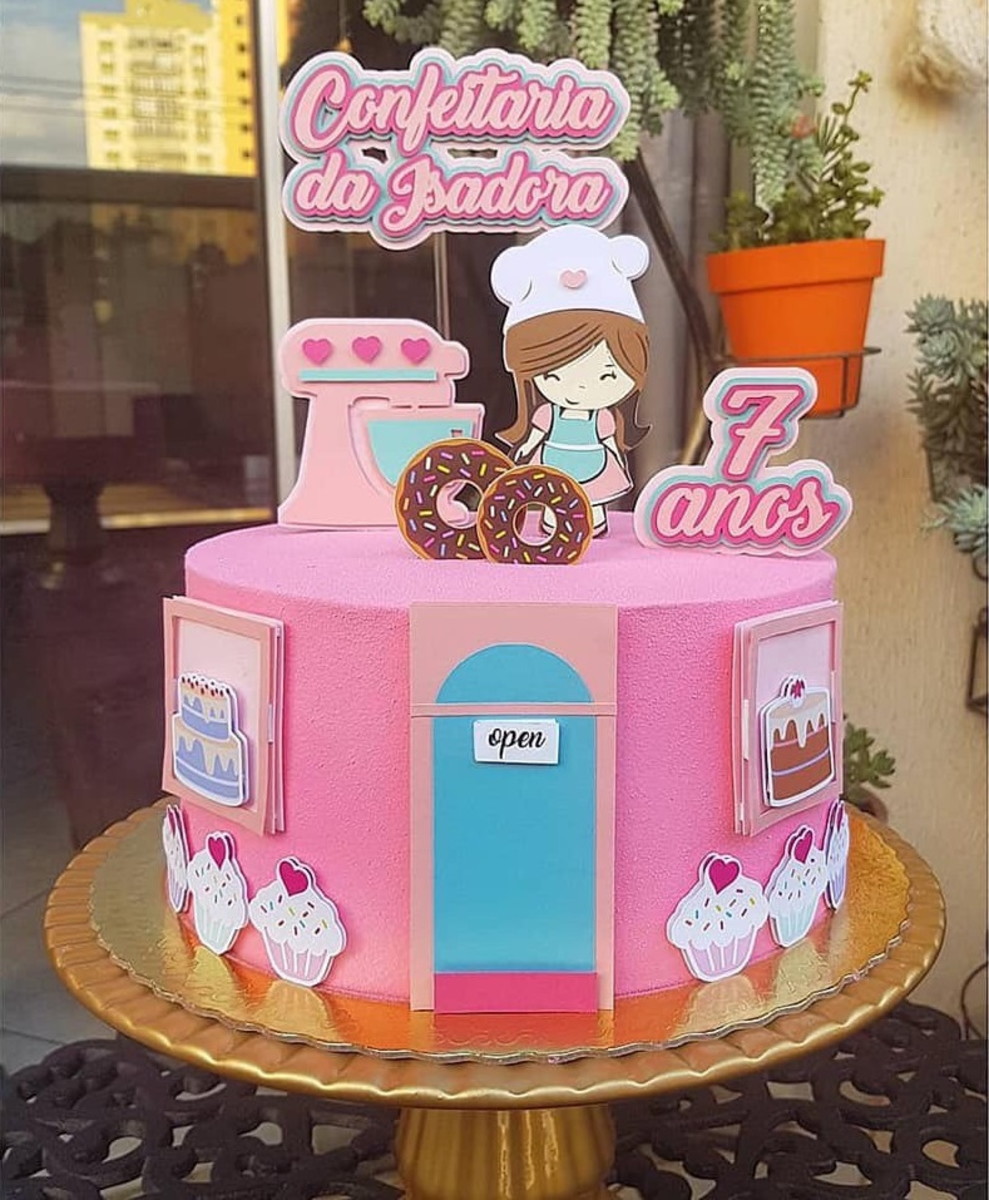 10 Arquivos Por R$ 10,00 Topo de Bolo Confeitaria
