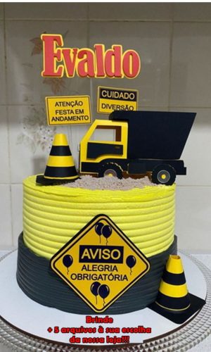 Arquivo de Corte Topo de Bolo Caminhão 3d