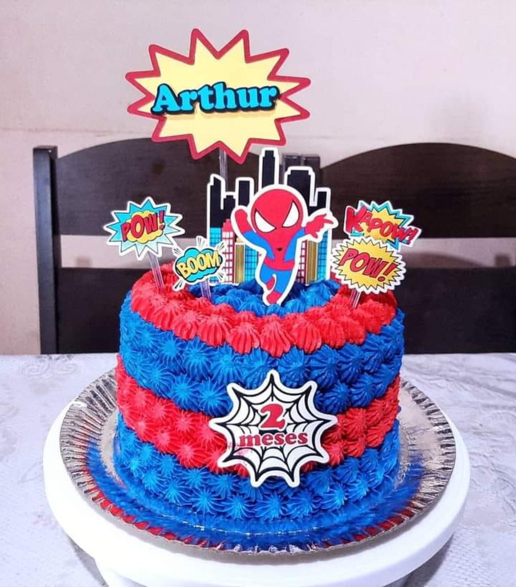 Arquivo de corte topo de bolo Capitão America + dois topo - Imagem 2