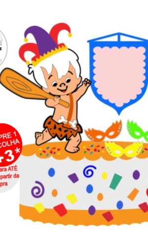 Arquivo de Corte Topo de Bolo Carnaval Bambam