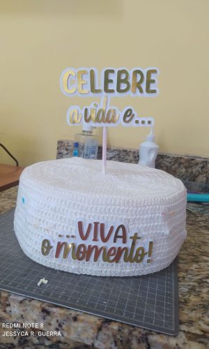 Arquivo de Corte - Topo de Bolo Celebre a Vida