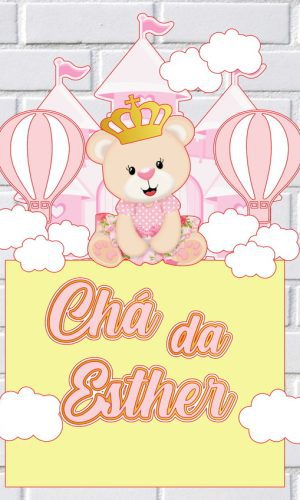 Arquivo de Corte Topo de Bolo Chá de Bebê Studio 002