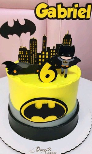 Arquivo de corte topo de bolo Batman baby