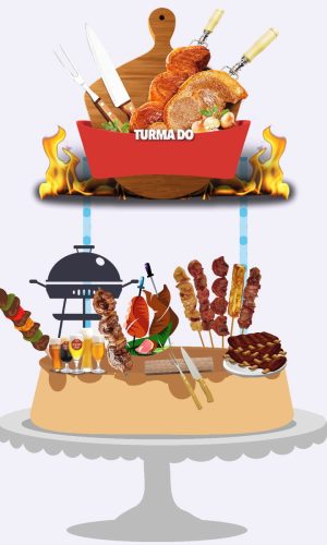 ARQUIVO DE CORTE TOPO DE BOLO CHURRASCO