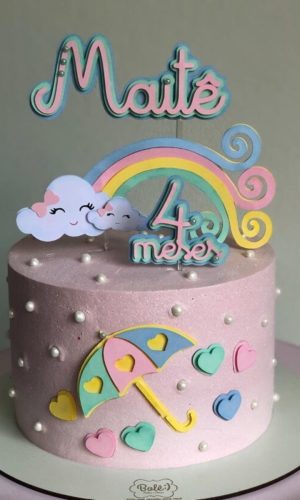 Arquivo De Corte Topo De Bolo Chuva De Amor Em Camadas 735
