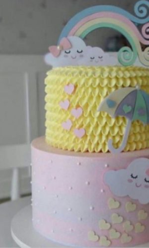 Arquivo de Corte Topo de Bolo Chuva de Amor Studio