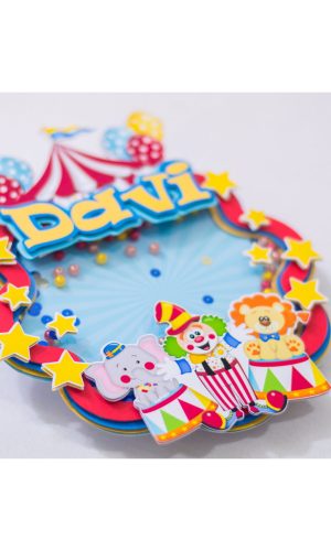 10 Arquivos Por R$ 10,00 Topo de Bolo Circo de Menino Redo