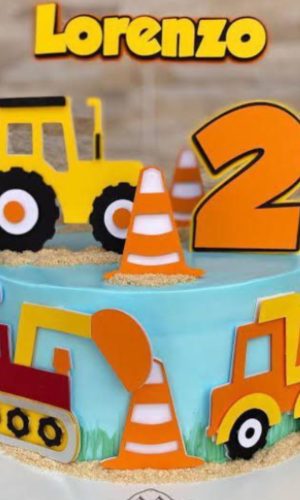 Arquivo de Corte Topo de Bolo Construtor Cute -005