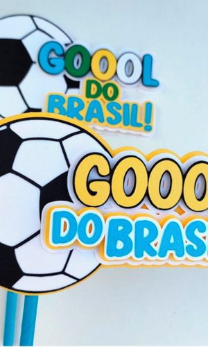 Arquivo De Corte: Topo De Bolo Copa Do Mundo Brasil 007