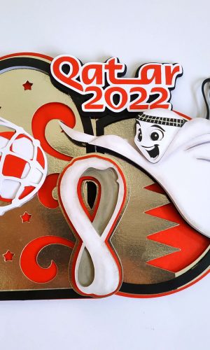 Arquivo de Corte: Topo de Bolo Copa do Mundo 026