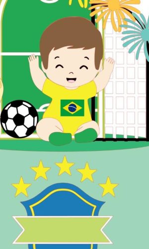 Arquivo de Corte Topo de Bolo Copa Futebol