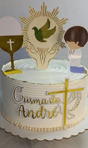 Arquivo de Corte Topo de Bolo Crisma em Camadas #460