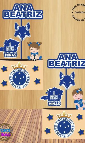 Arquivo de Corte Topo de Bolo Cruzeiro Menina
