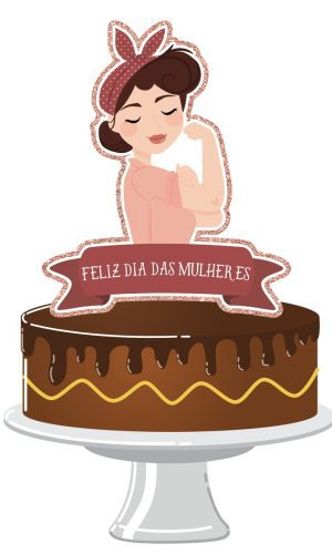 Arquivo de Corte - Topo de Bolo (dia das Mulheres) 1