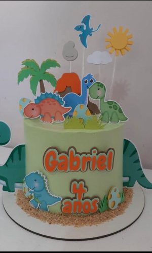 Arquivo de corte topo de bolo DINO BABY