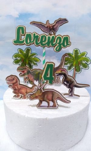Arquivo De Corte Topo De Bolo Dinossauro 04 (studio)