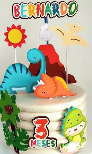 ARQUIVO DE CORTE TOPO DE BOLO DINOSSAURO #2 COMPRE 1 LEVE 5