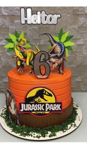 Arquivo de Corte Topo de Bolo Dinossauro