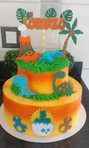 Arquivo De Corte Topo De Bolo Dinossauro Baby Camadas
