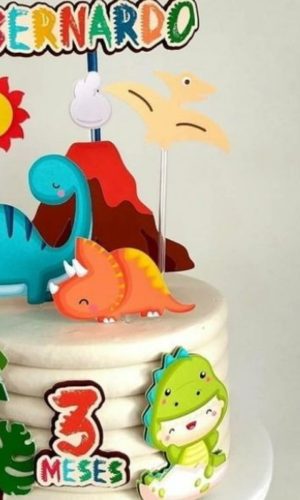 Arquivo de corte Topo de bolo Dinossauro CAMADA STUDIO #1653
