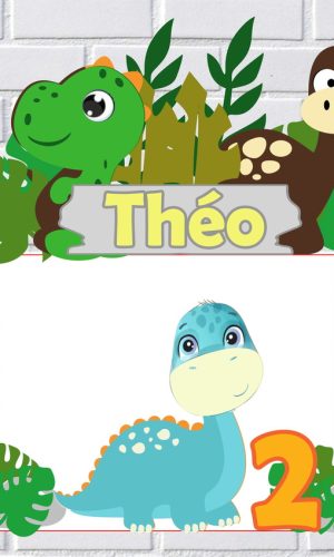 Arquivo de Corte Topo de Bolo Dinossauro Studio 003