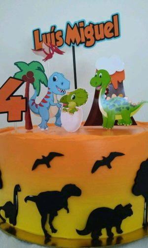 Arquivo de Corte STUDIO - Topo de Bolo Dinossauro (R111)