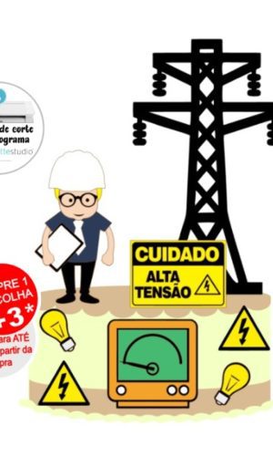 Arquivo de Corte Topo de Bolo Eletricista