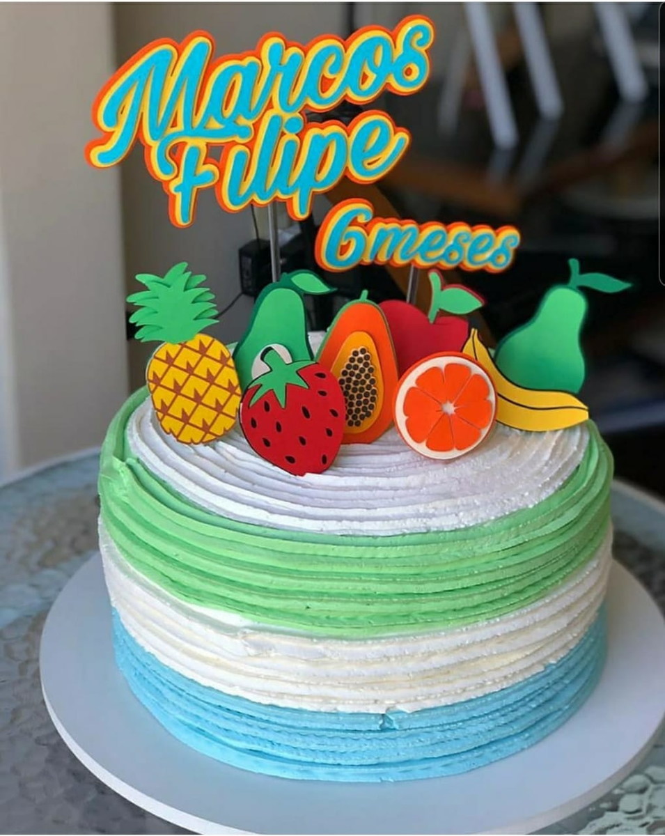 2 ARQUIVO DE CORTE TOPO DE BOLO EM CAMADAS FRUTAS - Imagem 3