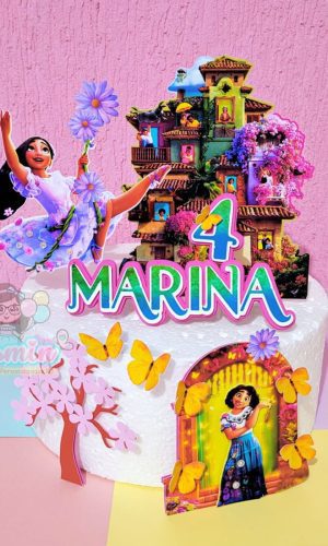 Arquivo de Corte Topo de Bolo Encanto 3