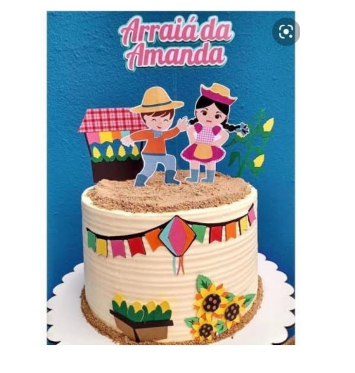 Arquivo de corte topo de bolo festa junina