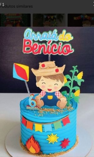 Arquivo de corte topo de bolo festa junina