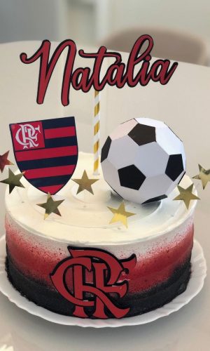 Arquivo de corte topo de bolo Flamengo