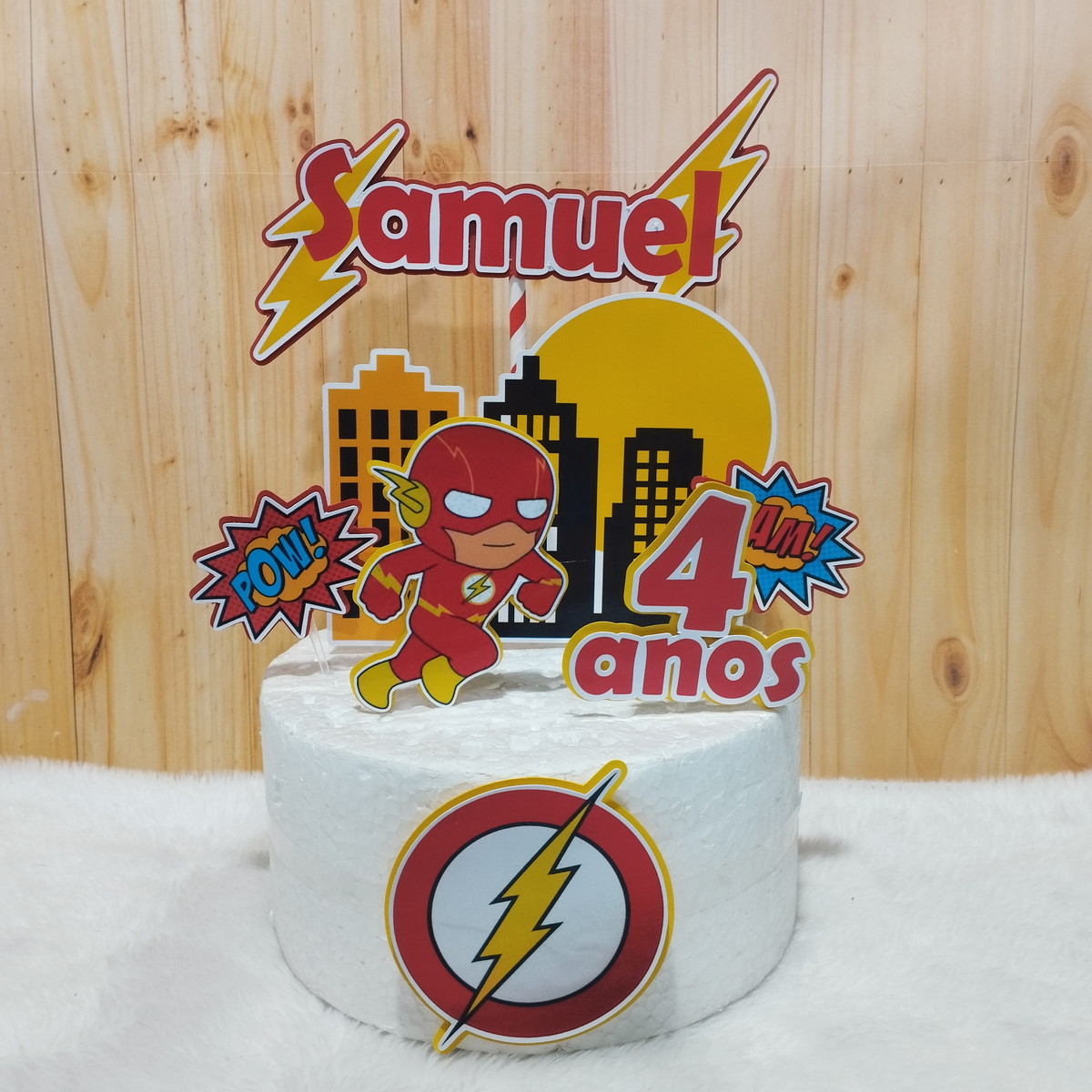 Arquivo de Corte Topo de Bolo Flash 02 (studio)