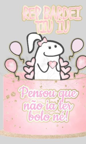 Arquivo de Corte Topo de Bolo Flork Rep Bardei - 49 - Bf