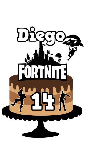 Arquivo de Corte Topo de Bolo Fortnite