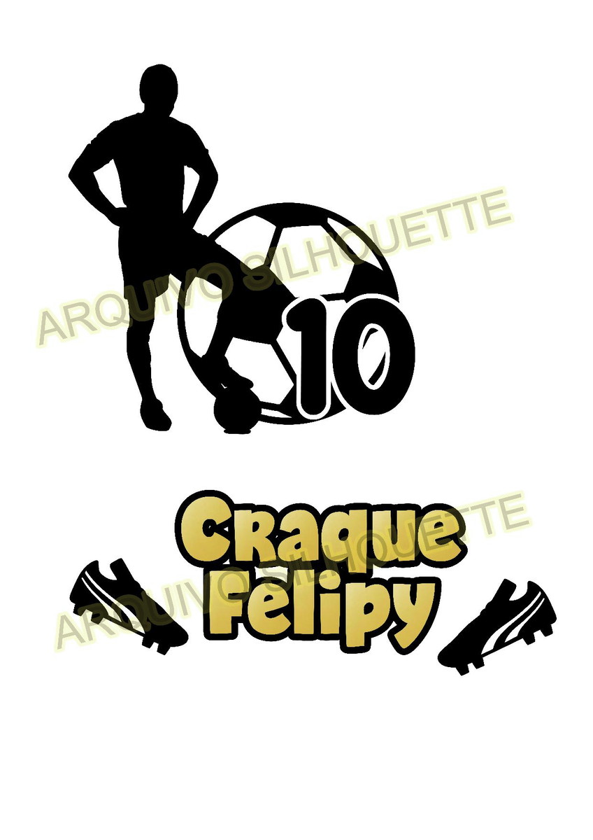 Arquivo de Corte - Topo de Bolo - Futebol - Imagem 2
