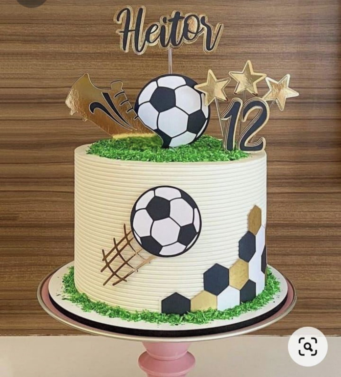 Arquivo de Corte Topo de Bolo Futebol