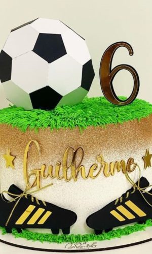 Arquivo de Corte Topo de Bolo Futebol