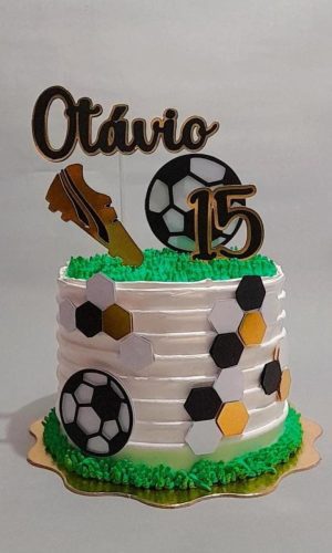 Arquivo De Corte Topo De Bolo Futebol Em Camadas
