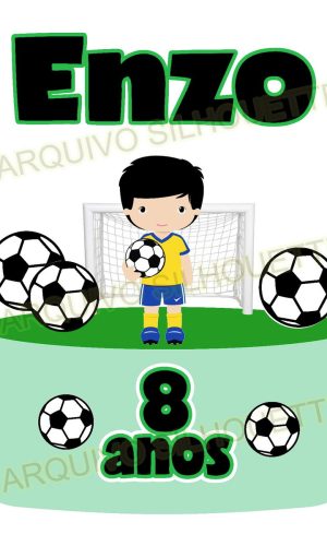Combo + Arquivo de Corte - Topo de Bolo - Futebol
