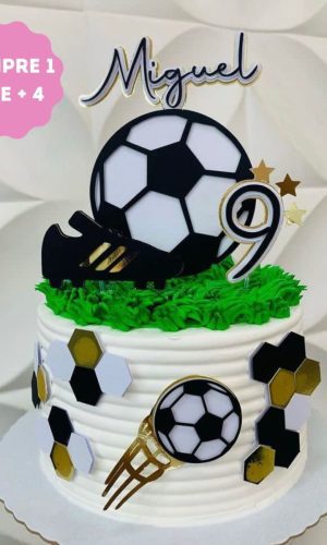 Arquivo de Corte Topo de Bolo Futebol